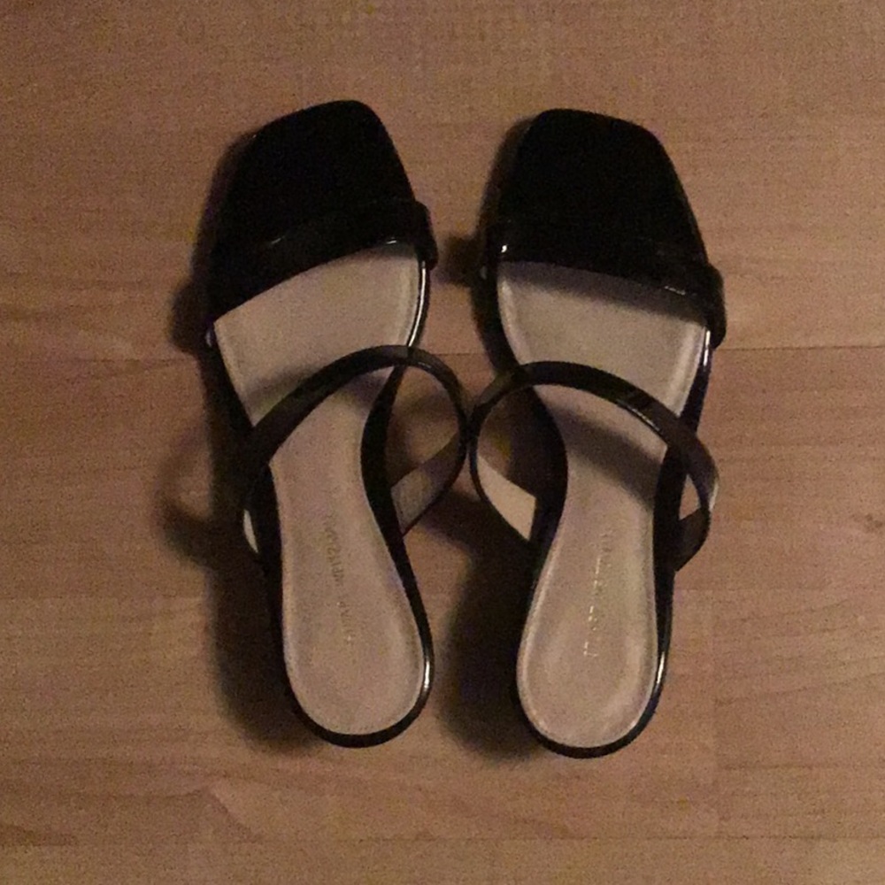 Stuart Weitzman Black Patent Sandals SUMMER SALE